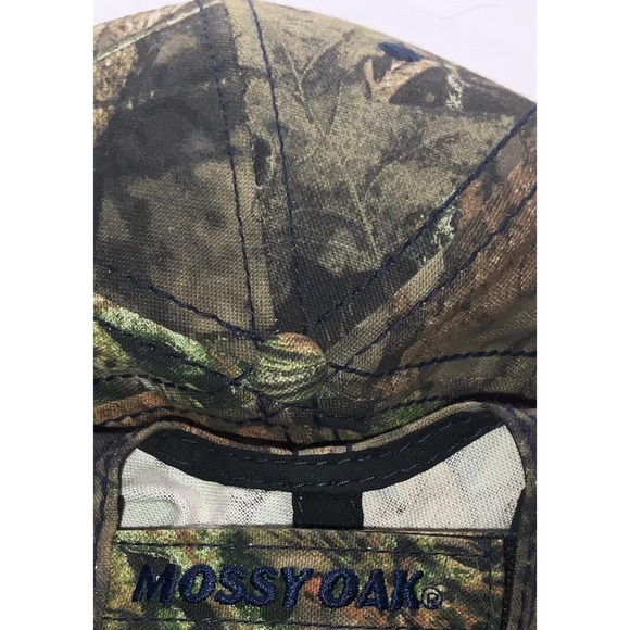 Mossy Oak Camo Baseball Cap Signatures Camouflage Hunting Hat Adjustable Strap - Picture 8 of 8